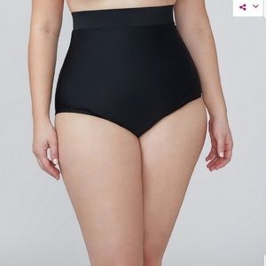 Black High Waisted Bathing Suit Bottoms